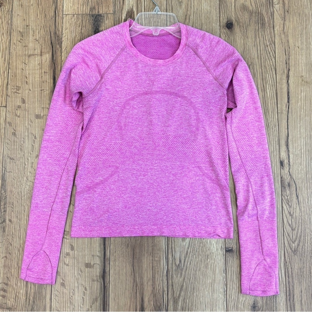 Lululemon Swiftly Tech Long Sleeve Shirt *Race Size 6 In Highlight Purple